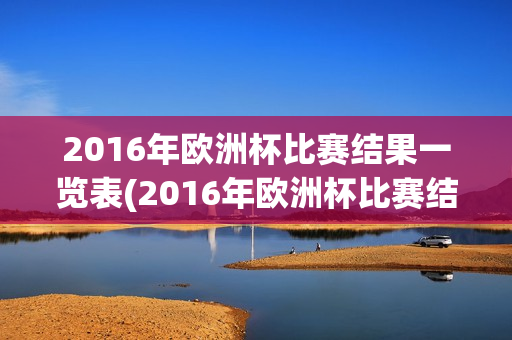 2016年欧洲杯比赛结果一览表(2016年欧洲杯比赛结果一览表图片)